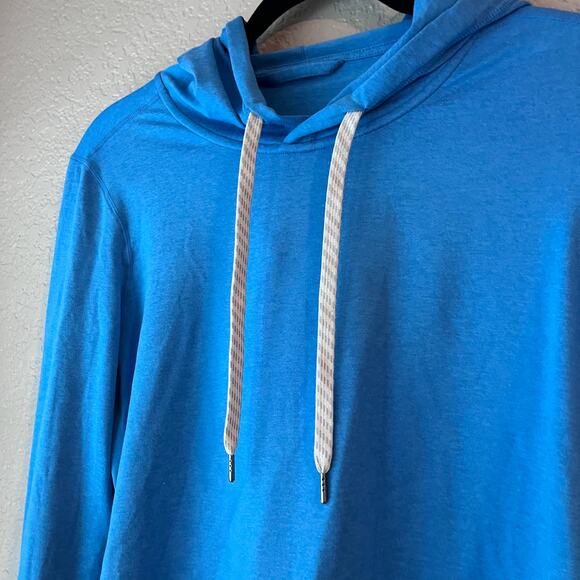 Vuori Halo Essentials Hoodie Sweatshirt Long Sleeve Dreamknit Pullover Baltic S - Picture 4 of 8